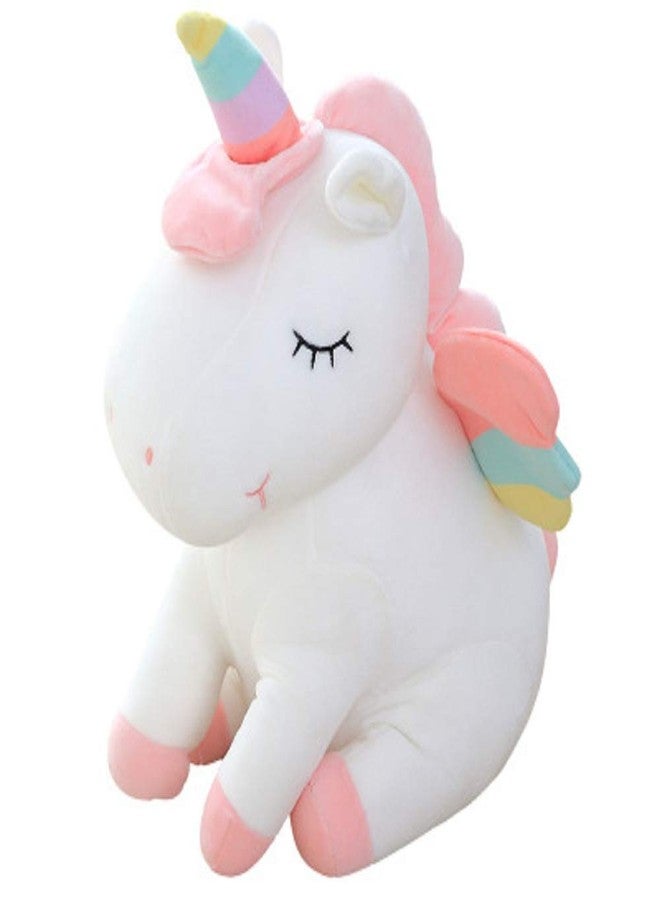 Trusmile Super Soft Unicorn Plush Toy Stuffed Animal Pillow Cushion Soft Stuffed for Baby Kids (Medium Size) - Image 1